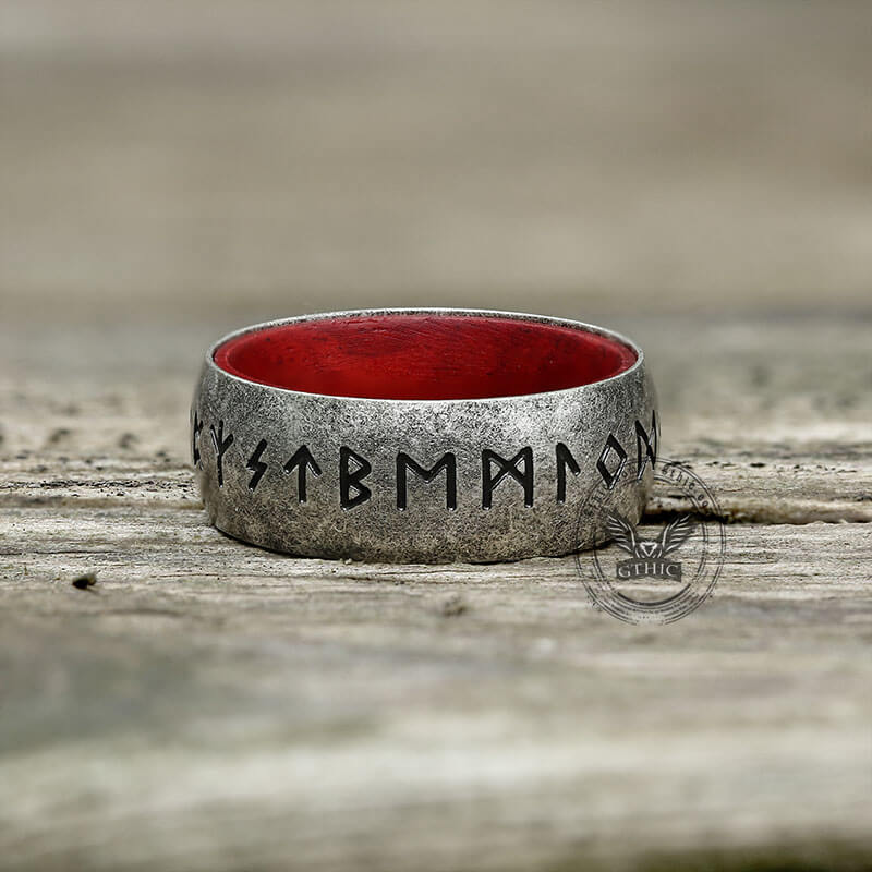 10021-retro-wood-runes-stainless-steel-viking-ring-9.jpg Retro Wood Runes Stainless Steel Viking Ring