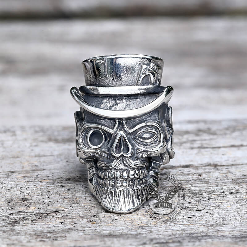 10050-vintage-gentleman-skull-stainless-steel-ring-3.jpg Vintage Gentleman Skull Stainless Steel Ring