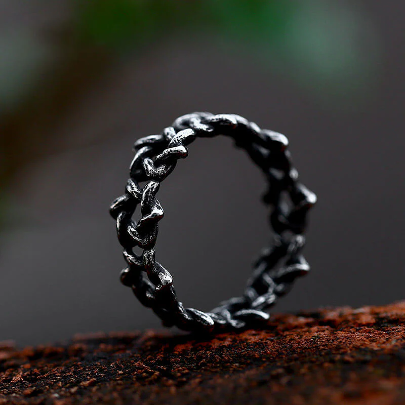 10195-star-of-david-stainless-steel-band-ring-1.webp Star Of David Stainless Steel Band Ring