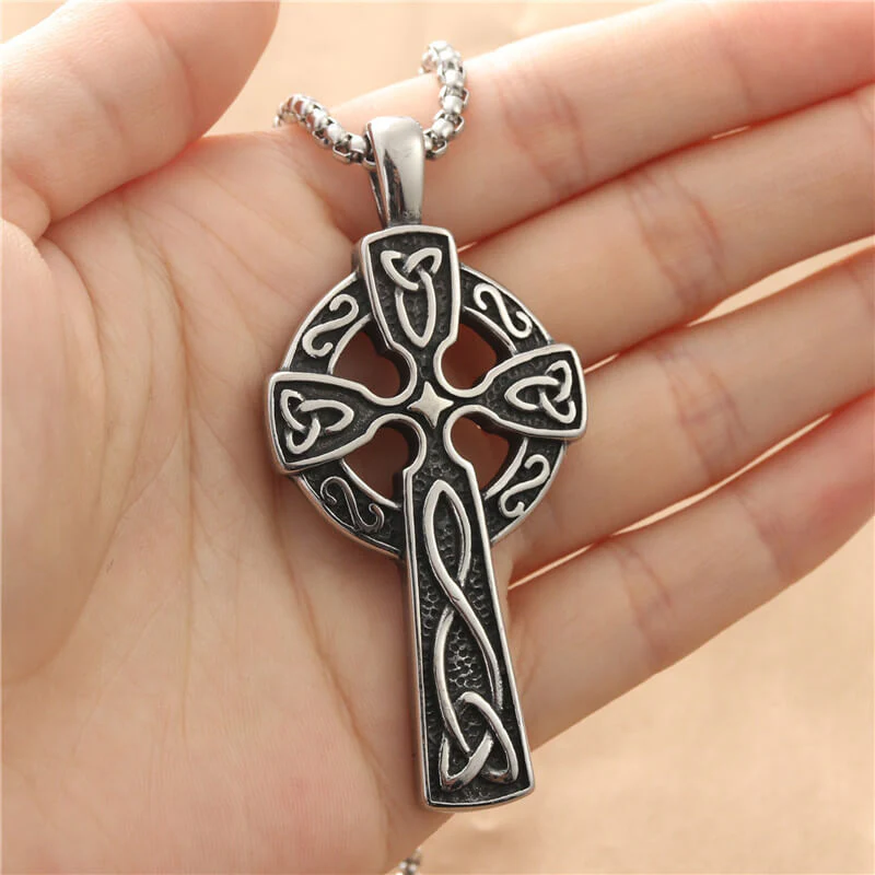 10287-viking-celtic-cross-stainless-steel-pendant-2.webp Viking Celtic Cross Stainless Steel Pendant