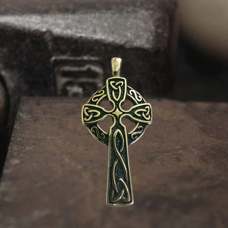 10290-stainless-steel-gold-pendant-only-stainless-steel-gold-pendant-only-variation-1.webp Viking Celtic Cross Stainless Steel Pendant