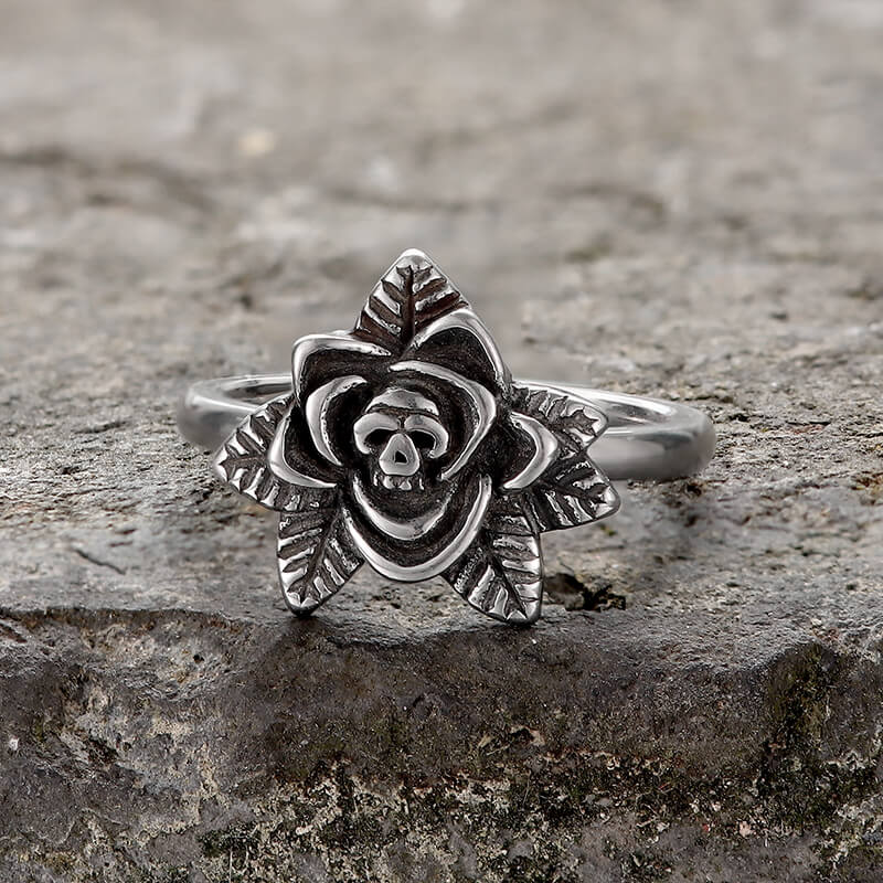 10319-vintage-rose-skull-stainless-steel-ring-1.jpg Vintage Rose Skull Stainless Steel Ring