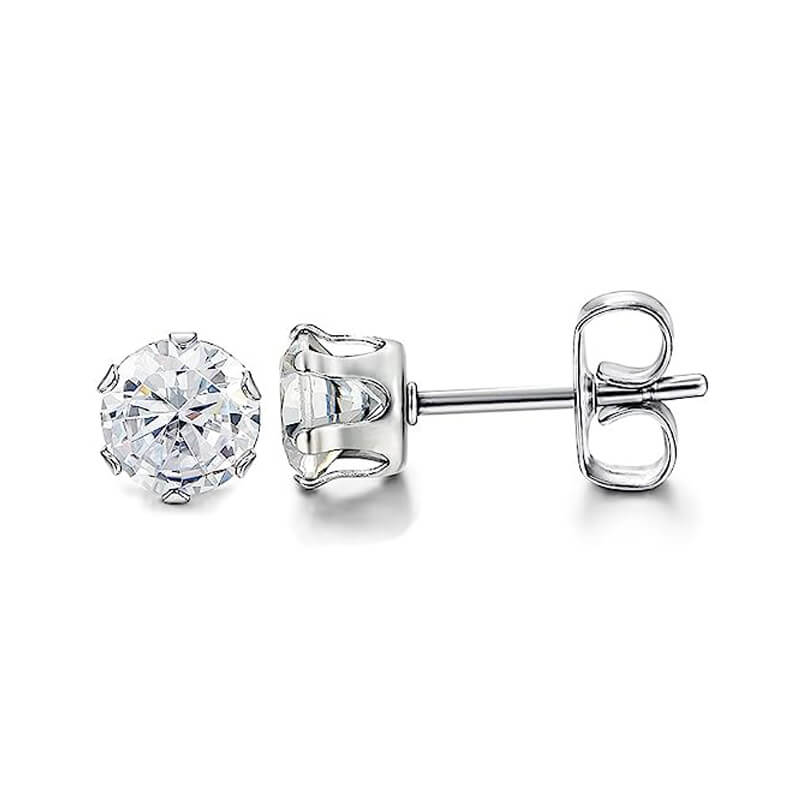 10392-birthstone-zirconia-stainless-steel-stud-earrings-16.jpg Birthstone Zirconia Stainless Steel Stud Earrings