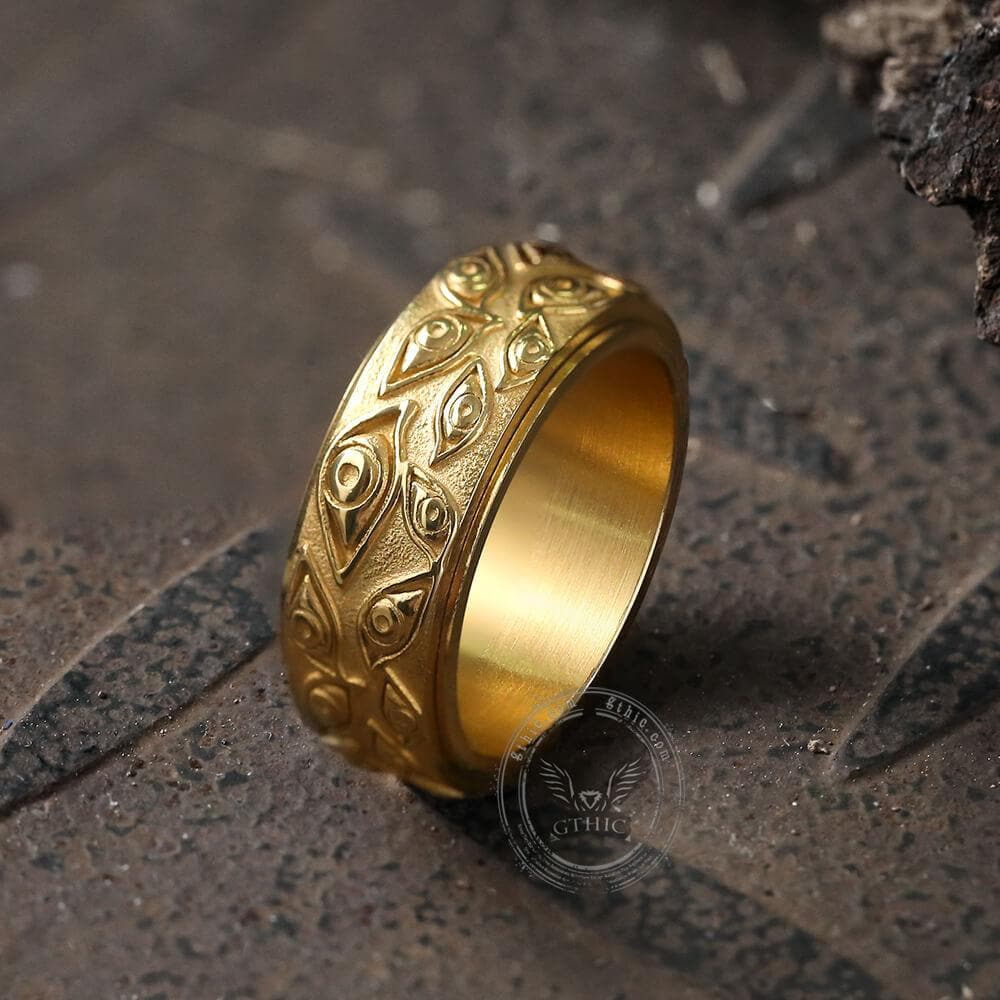 10454-evil-eye-stainless-steel-spinner-ring-8.jpg Evil Eye Stainless Steel Spinner Ring