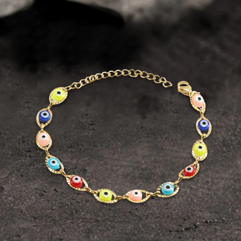 10477-gold-plated-evil-eye-stainless-steel-bracelet-12.webp Gold Plated Evil Eye Stainless Steel Bracelet