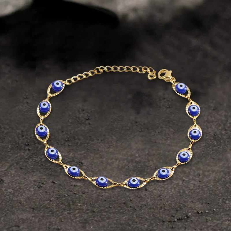 10477-gold-plated-evil-eye-stainless-steel-bracelet-13.webp Gold Plated Evil Eye Stainless Steel Bracelet