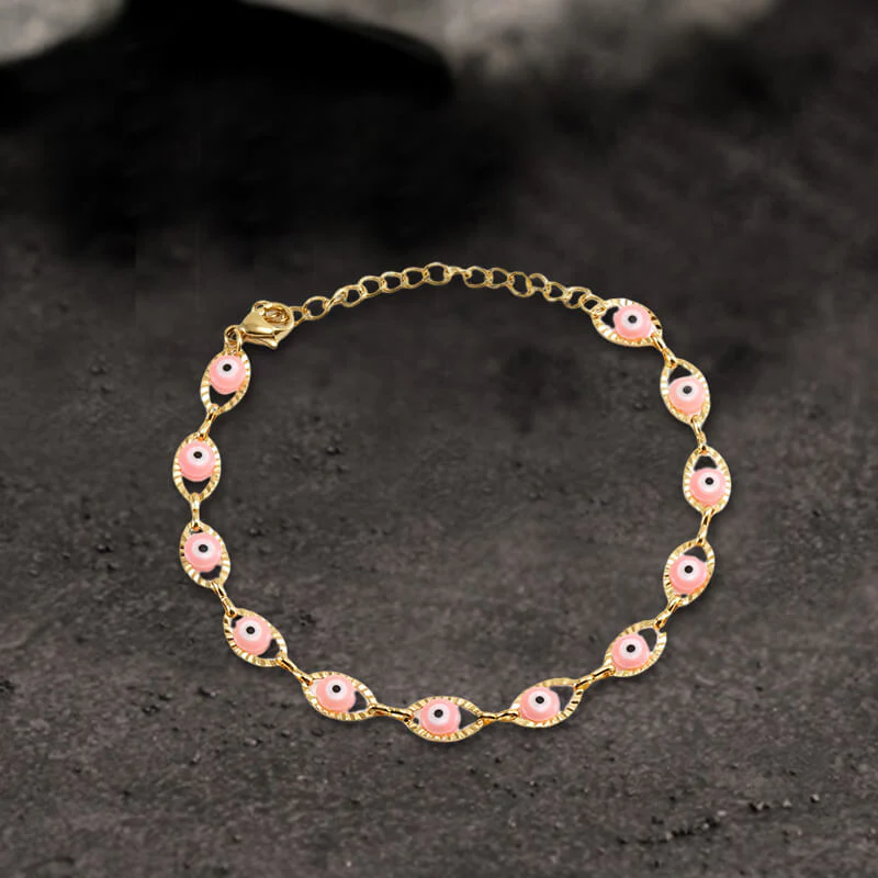 10477-gold-plated-evil-eye-stainless-steel-bracelet-16.webp Gold Plated Evil Eye Stainless Steel Bracelet