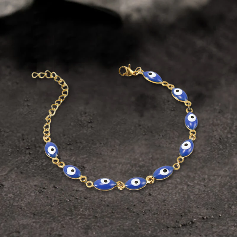 10477-gold-plated-evil-eye-stainless-steel-bracelet-8.webp Gold Plated Evil Eye Stainless Steel Bracelet