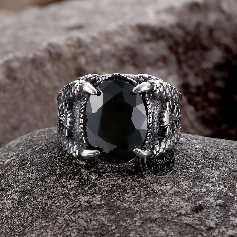 10496-dragon-claw-gem-stainless-steel-ring-7.webp Dragon Claw Gem Stainless Steel Ring