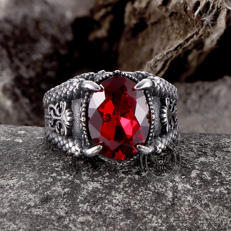 10496-dragon-claw-gem-stainless-steel-ring-8.jpg Dragon Claw Gem Stainless Steel Ring