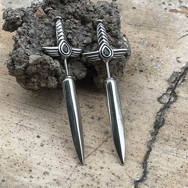 10550-goth-sword-design-stainless-steel-earrings-1.jpg Goth Sword Design Stainless Steel Earrings