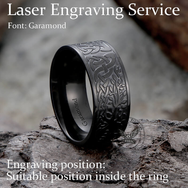 10556-tree-of-life-design-stainless-steel-viking-ring-7.jpg Tree Of Life Design Stainless Steel Viking Ring