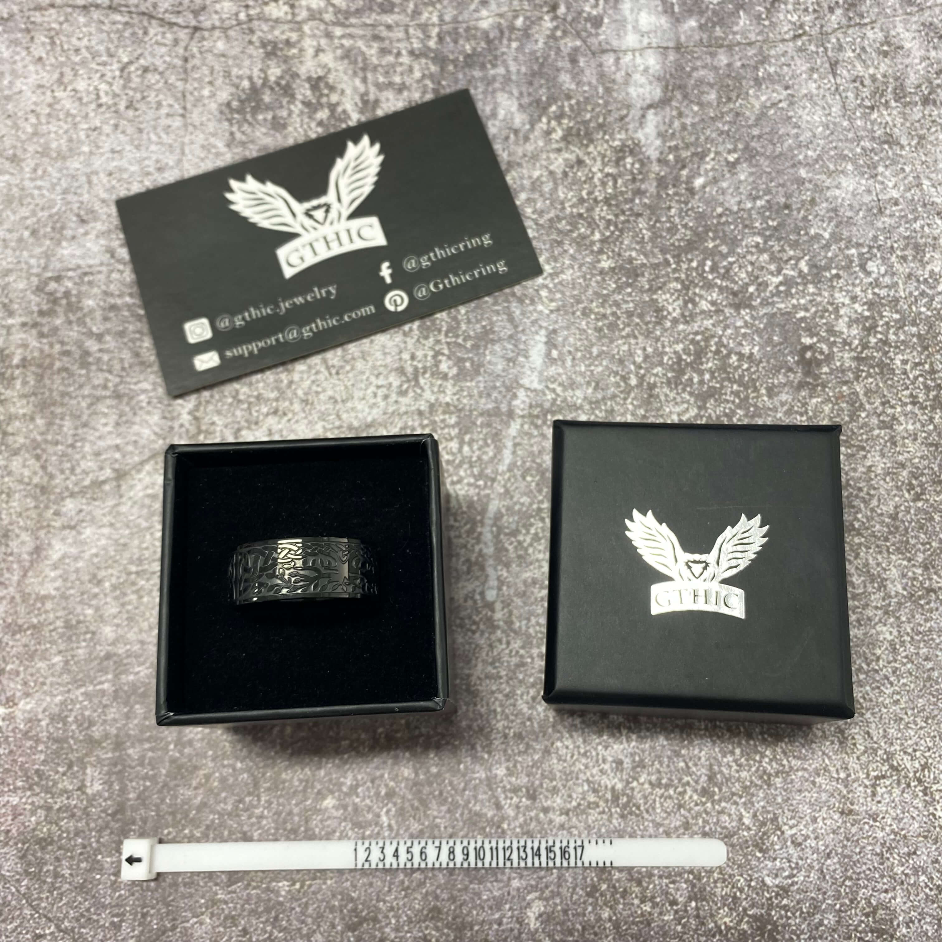 10556-tree-of-life-design-stainless-steel-viking-ring-8.jpg Tree Of Life Design Stainless Steel Viking Ring