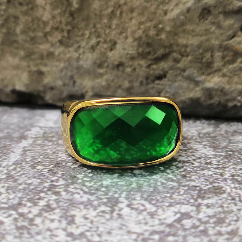 10643-gem-set-stainless-steel-minimalism-ring-12.jpg Gem Set Stainless Steel Minimalism Ring
