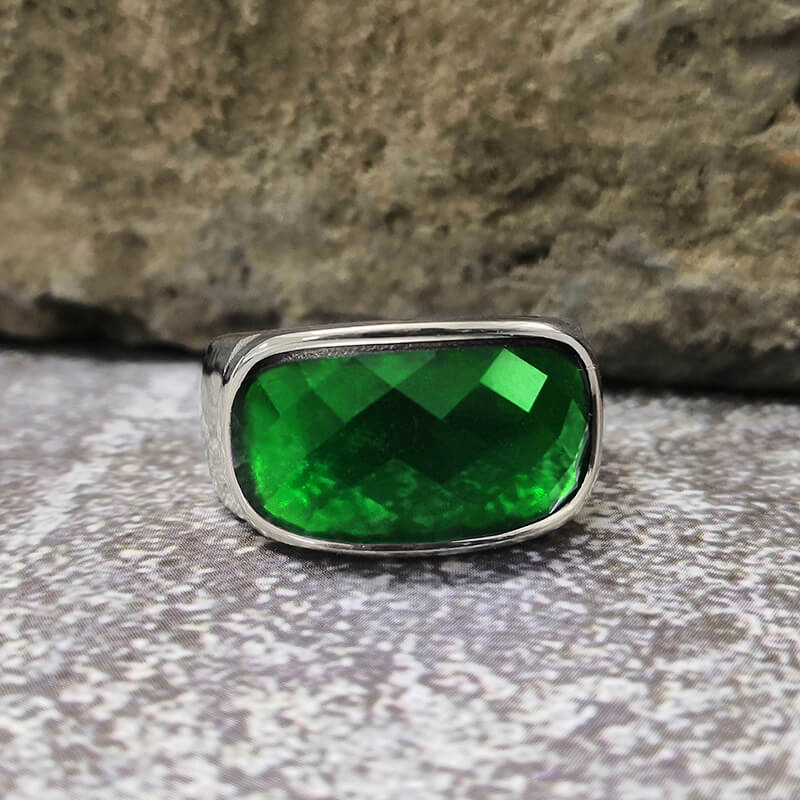 10643-gem-set-stainless-steel-minimalism-ring-13.jpg Gem Set Stainless Steel Minimalism Ring