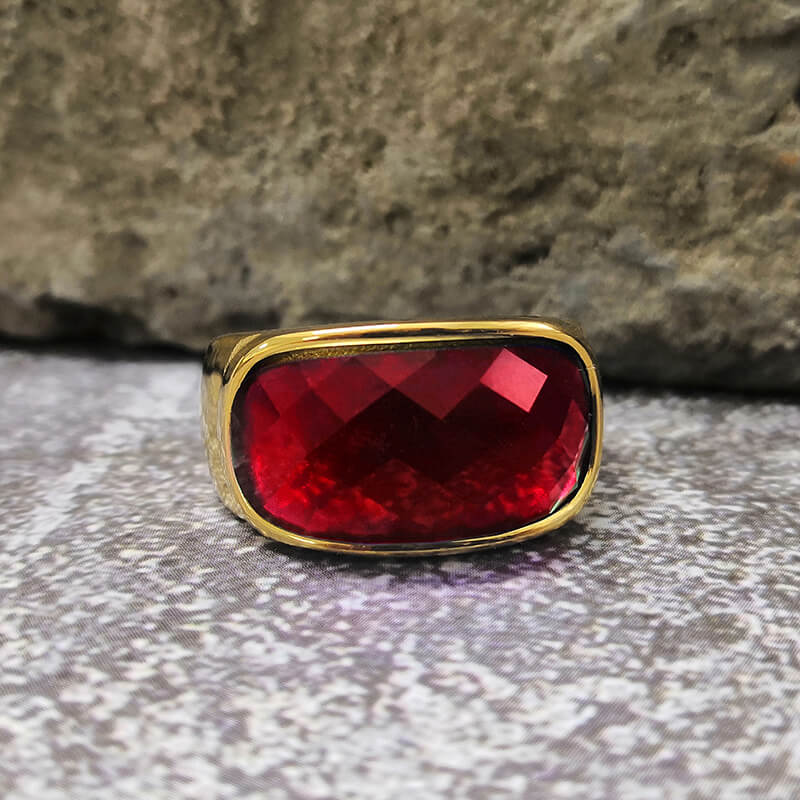 10643-gem-set-stainless-steel-minimalism-ring-14.jpg Gem Set Stainless Steel Minimalism Ring