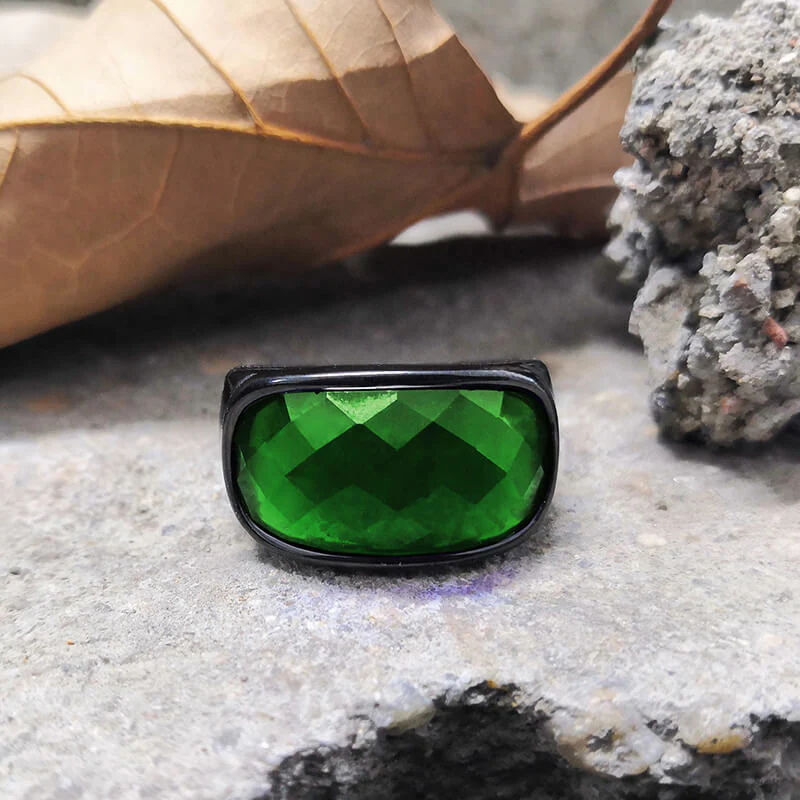 10643-gem-set-stainless-steel-minimalism-ring-6.webp Gem Set Stainless Steel Minimalism Ring