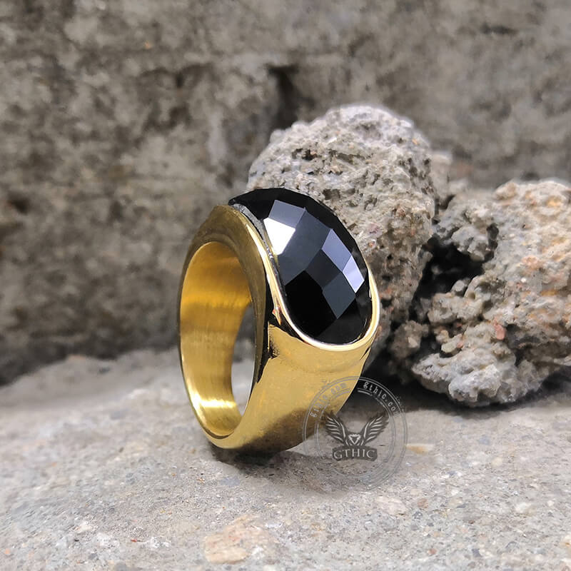 10643-gem-set-stainless-steel-minimalism-ring-8.jpg Gem Set Stainless Steel Minimalism Ring