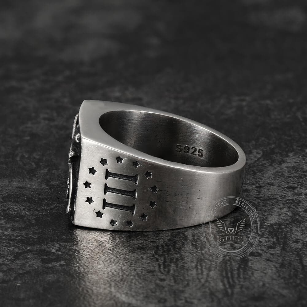 1078-1776-crossed-guns-sterling-silver-ring-5.jpg 1776 Crossed Guns Sterling Silver Ring