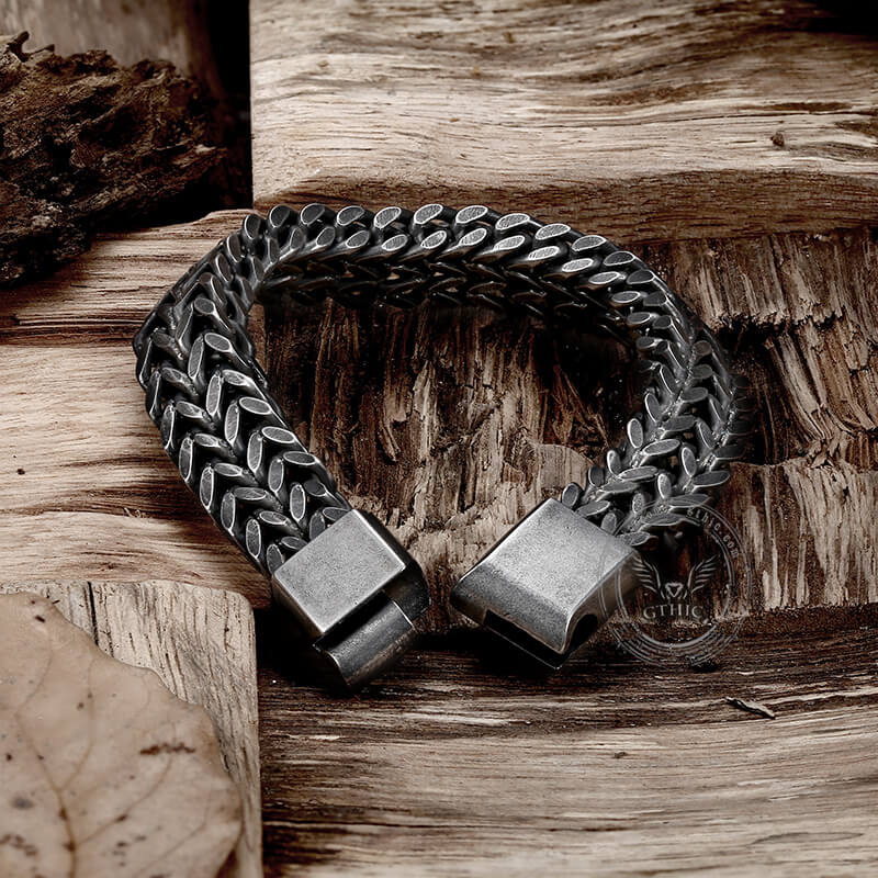 10810-double-layer-braided-keel-stainless-steel-bracelet-12.jpg Double Layer Braided Keel Stainless Steel Bracelet