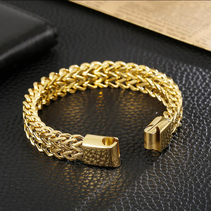 10810-double-layer-braided-keel-stainless-steel-bracelet-4.webp Double Layer Braided Keel Stainless Steel Bracelet