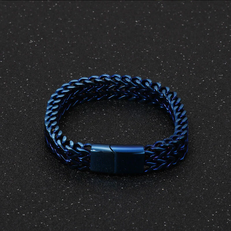 10810-double-layer-braided-keel-stainless-steel-bracelet-7.webp Double Layer Braided Keel Stainless Steel Bracelet