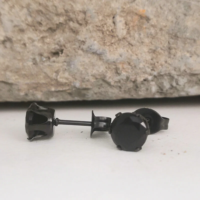 10874-simple-black-stone-stainless-steel-stud-earrings-5.webp Simple Black Stone Stainless Steel Stud Earrings