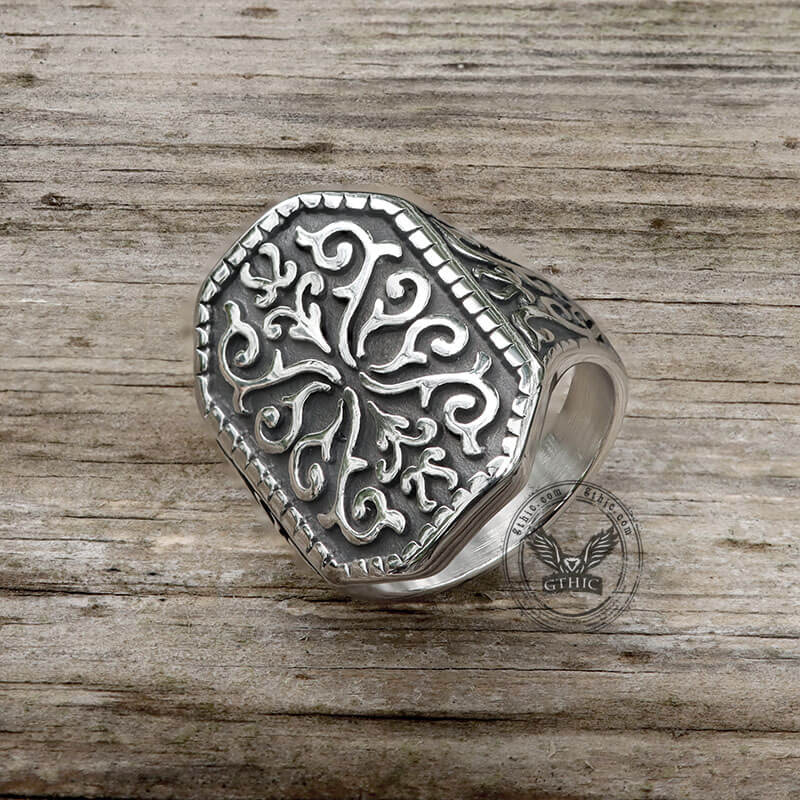 10936-gothic-pattern-stainless-steel-ring-4.jpg Gothic Pattern Stainless Steel Ring