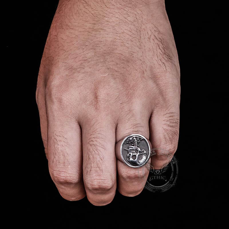 10967-vintage-hobo-skeleton-stainless-steel-ring-2.jpg Vintage Hobo Skeleton Stainless Steel Ring