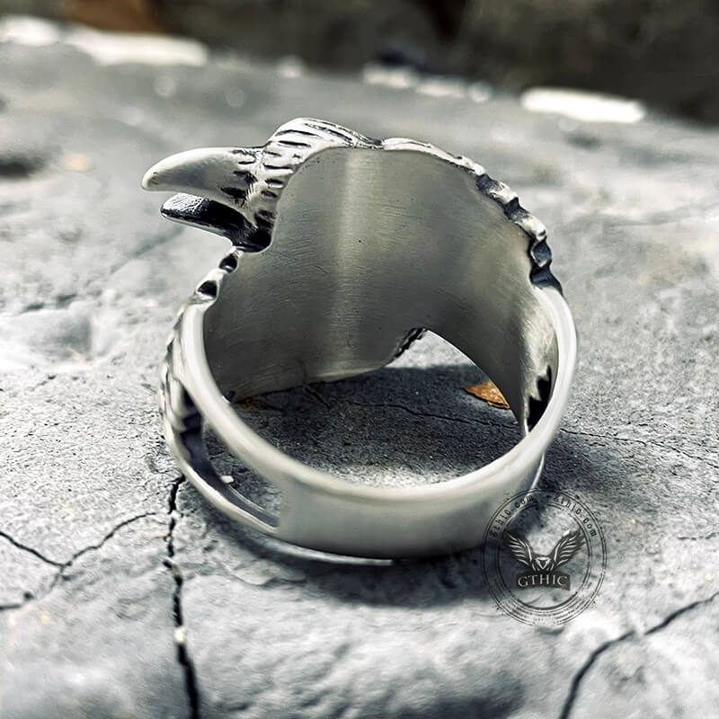 1102-odin-ravens-huginn-and-munin-sterling-silver-viking-ring-8.jpg Odin Ravens Huginn and Munin Sterling Silver Viking Ring