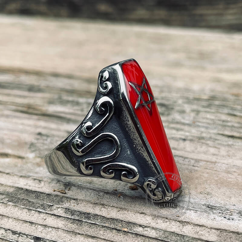 11099-gothic-coffin-pentagram-stainless-steel-ring-5.jpg Gothic Coffin Pentagram Stainless Steel Ring