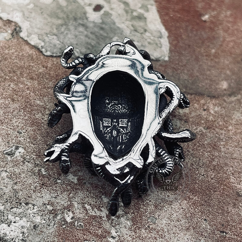 11115-greek-medusa-stainless-steel-pendant-6.jpg Greek Medusa Stainless Steel Pendant