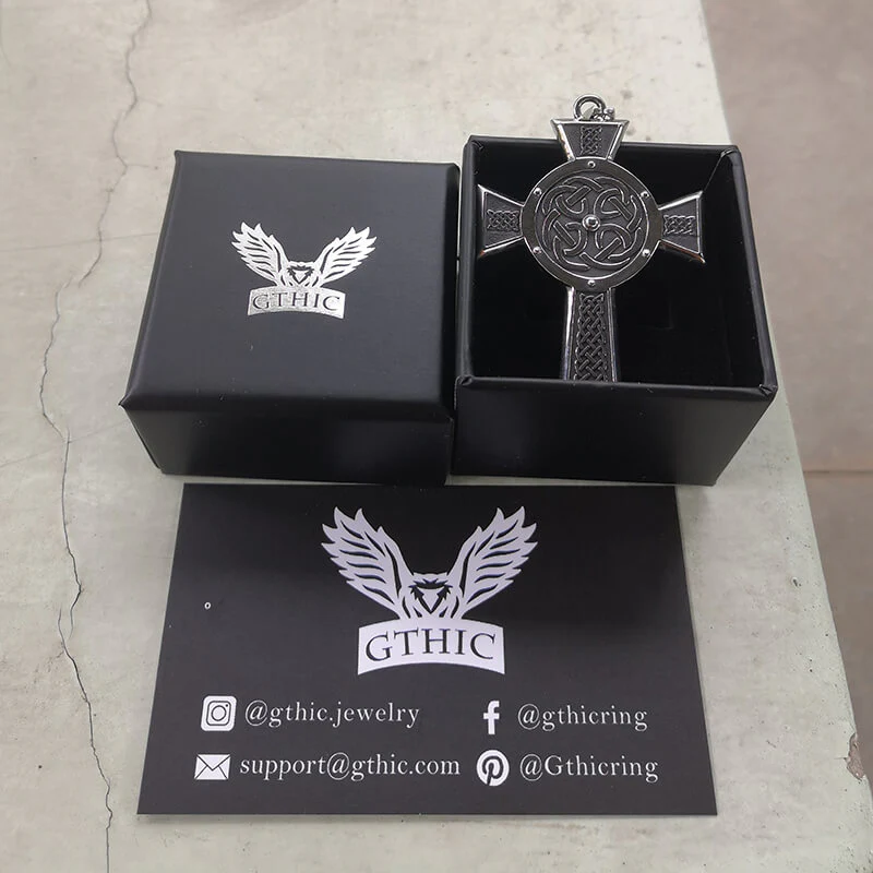 Celtic Cross Knot Stainless Steel Viking Pendant