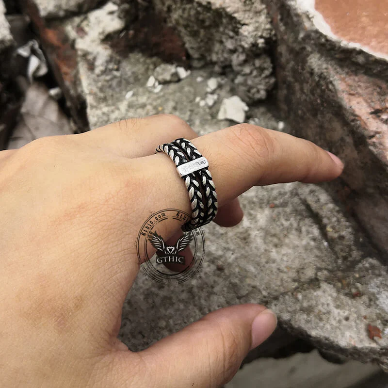 11148-double-wheat-ear-chain-stainless-steel-ring-3.webp Double Wheat Ear Chain Stainless Steel Ring