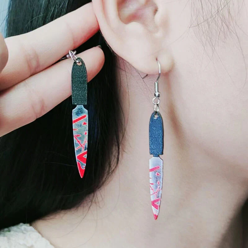 11164-halloween-red-print-acrylic-earrings-2.webp Halloween Red Print Acrylic Earrings