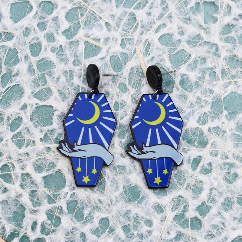 11187-halloween-coffin-acrylic-dangle-earrings-8.jpg Halloween Coffin Acrylic Dangle Earrings