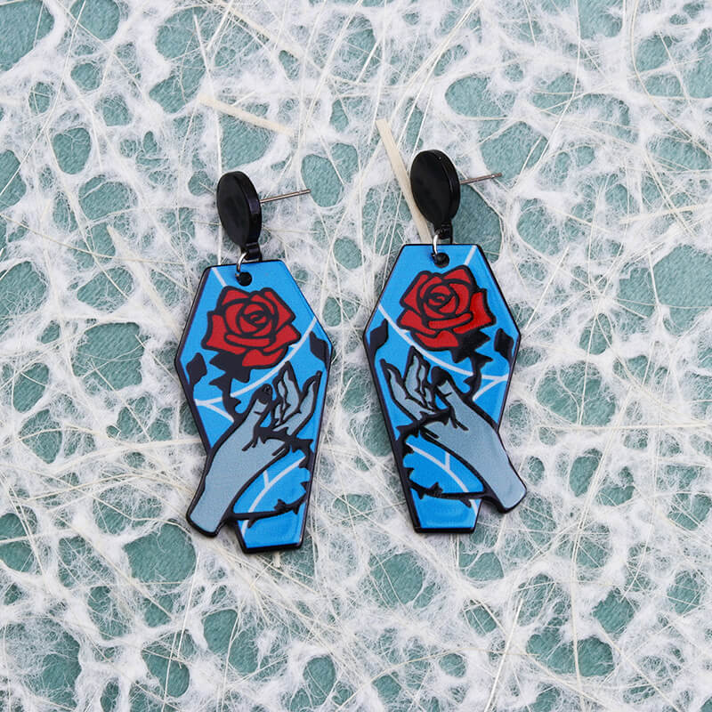 11188-a-a-pair-a-a-pair-variation-1.jpg Halloween Coffin Acrylic Dangle Earrings