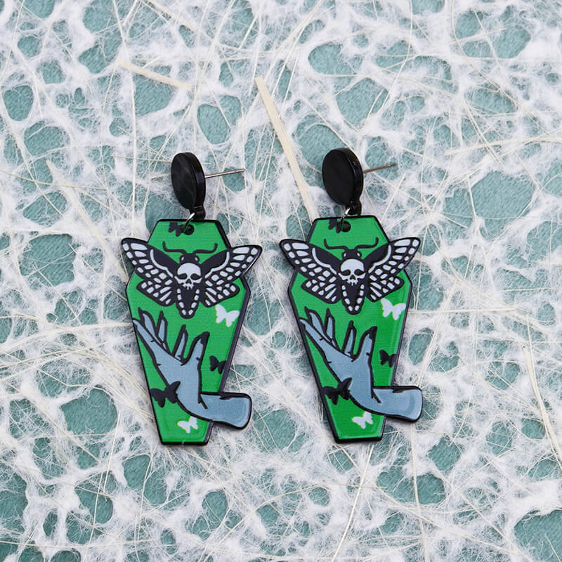 11189-b-a-pair-b-a-pair-variation-1.jpg Halloween Coffin Acrylic Dangle Earrings