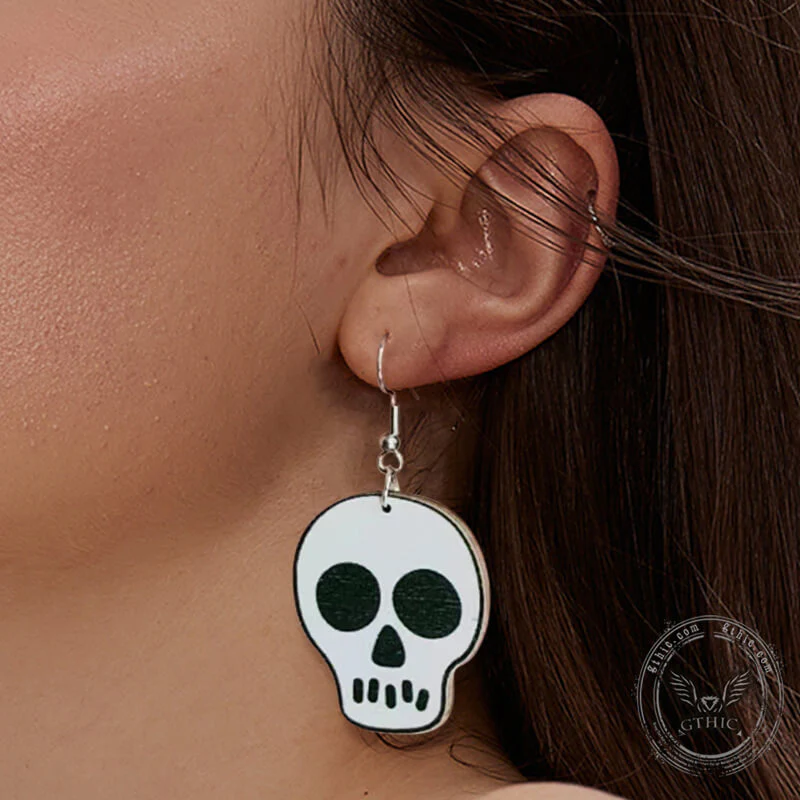 11192-skull-bones-acrylic-halloween-earrings-2.webp Skull Bones Acrylic Halloween Earrings