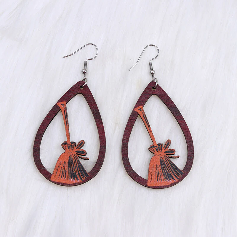 11200-d-a-pair-d-a-pair-variation-1.webp Halloween Element Drip Wood Dangle Earrings