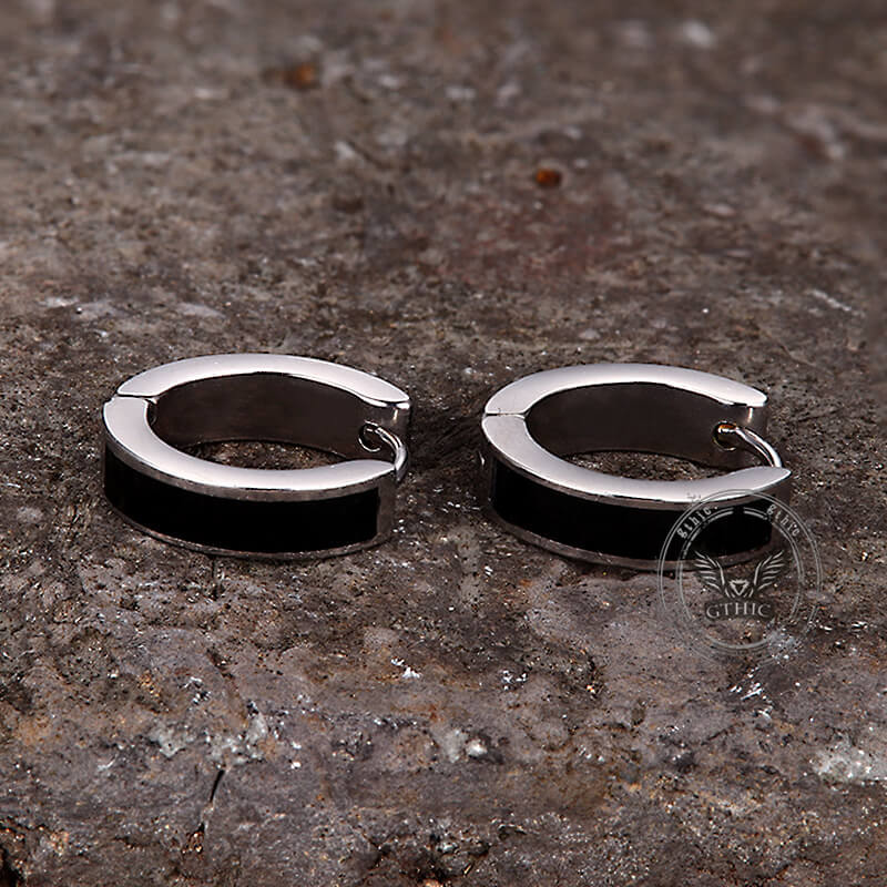 11207-viking-runes-stainless-steel-huggie-earrings-16.jpg Viking Runes Stainless Steel Huggie Earrings
