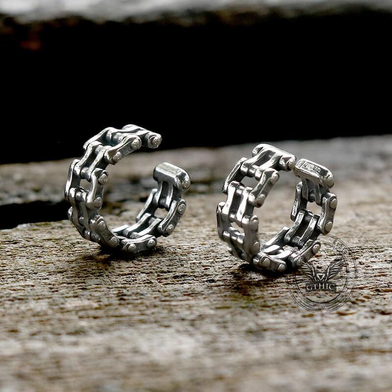 11345-chain-design-stainless-steel-ear-cuffs-4.jpg Chain Design Stainless Steel Ear Cuffs