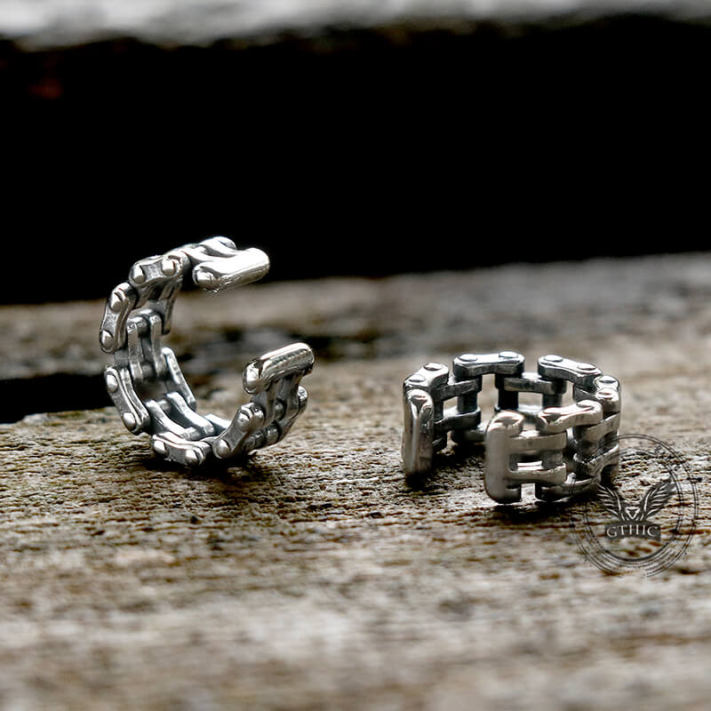 11345-chain-design-stainless-steel-ear-cuffs-5.jpg Chain Design Stainless Steel Ear Cuffs