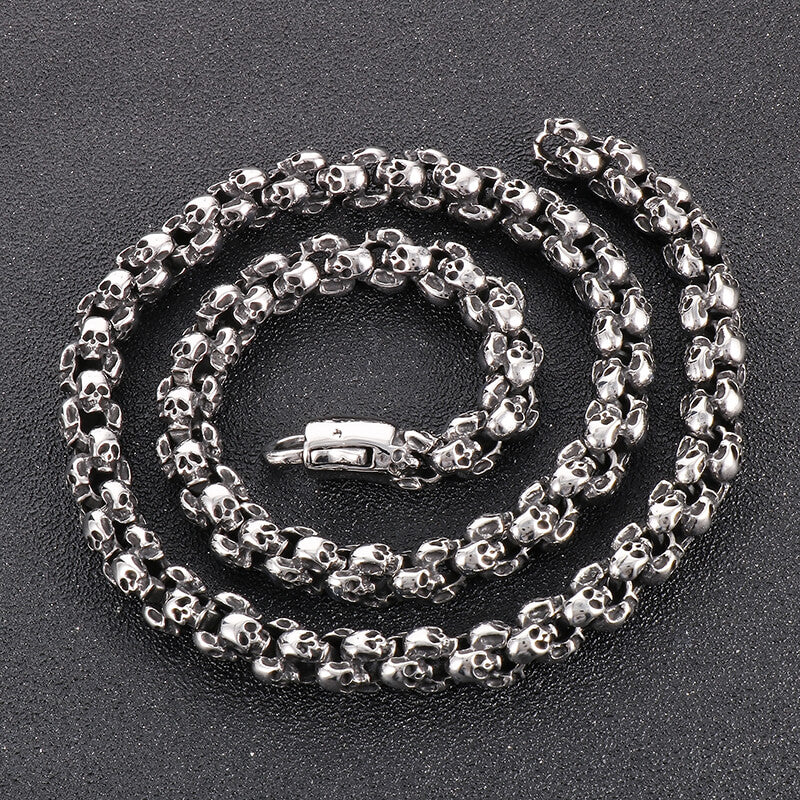 11348-heavy-skull-link-chain-stainless-steel-necklace-1.jpg Heavy Skull Link Chain Stainless Steel Necklace
