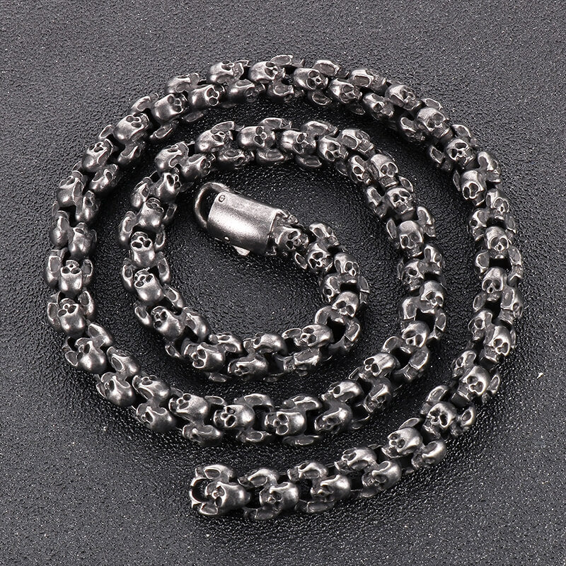 11348-heavy-skull-link-chain-stainless-steel-necklace-5.jpg Heavy Skull Link Chain Stainless Steel Necklace