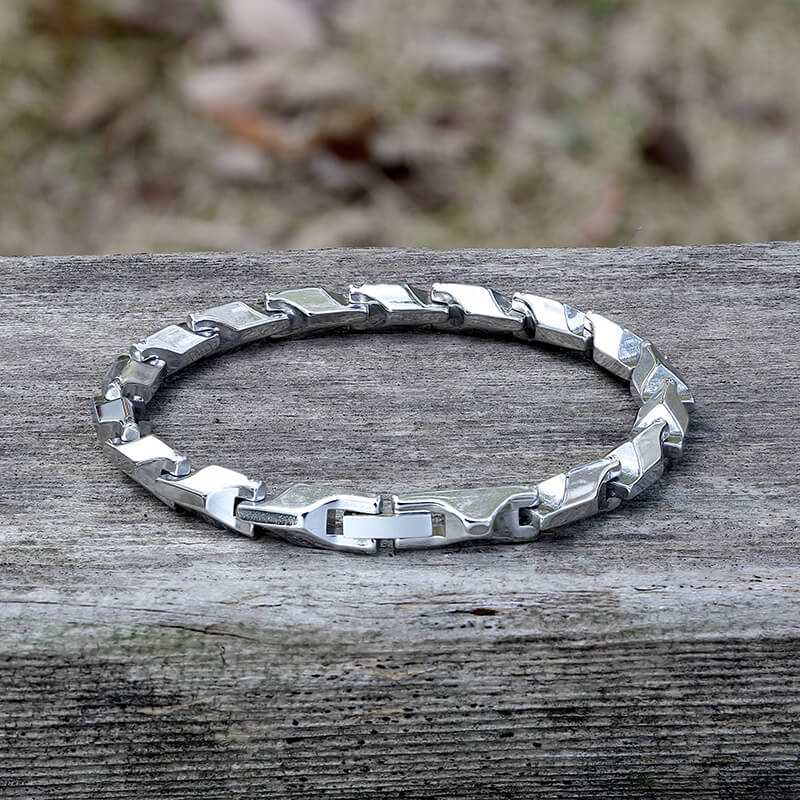 11373-silver-21-cm-silver-21-cm-variation-1.jpg Mechanical Dragon Bone Chain Stainless Steel Bracelet