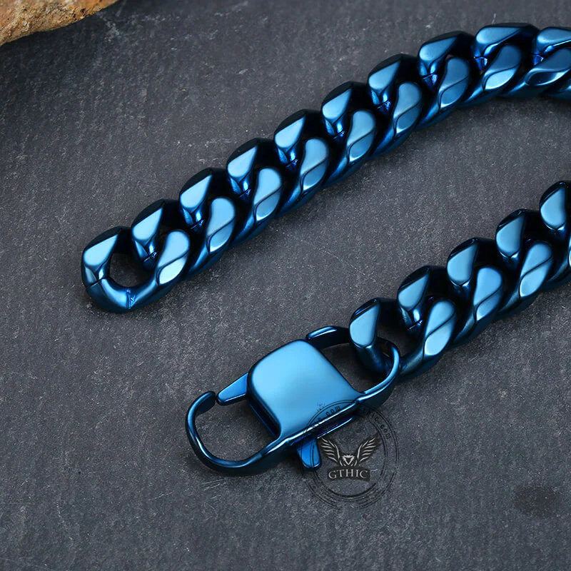 11580-solid-color-cuban-link-chain-stainless-steel-bracelet-10.webp Solid Color Cuban Link Chain Stainless Steel Bracelet