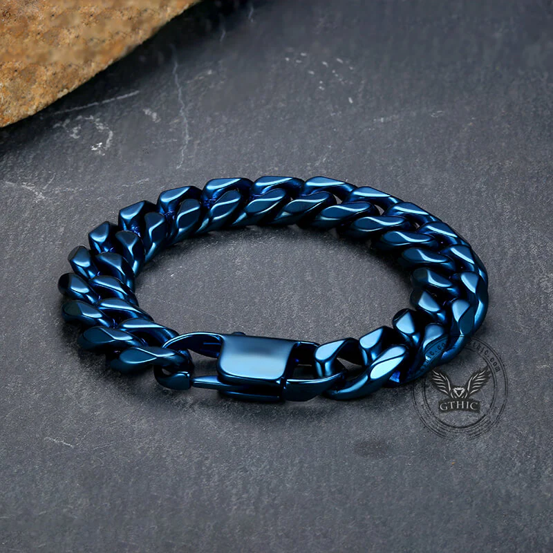 11580-solid-color-cuban-link-chain-stainless-steel-bracelet-8.webp Solid Color Cuban Link Chain Stainless Steel Bracelet