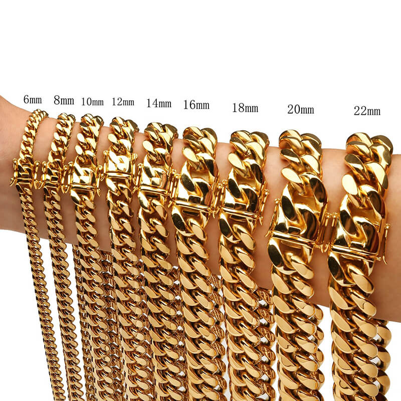 11705-golden-heavy-cuban-link-chain-stainless-steel-necklace-1.jpg Golden Heavy Cuban Link Chain Stainless Steel Necklace