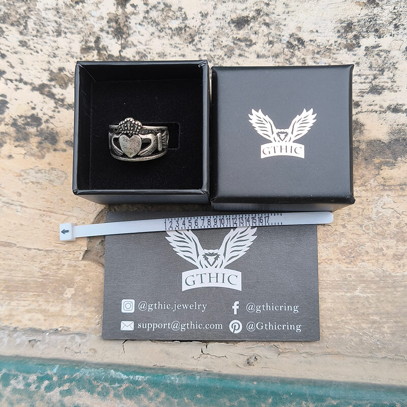 11911-irish-claddagh-stainless-steel-wedding-ring-10.jpg Irish Claddagh Stainless Steel Wedding Ring